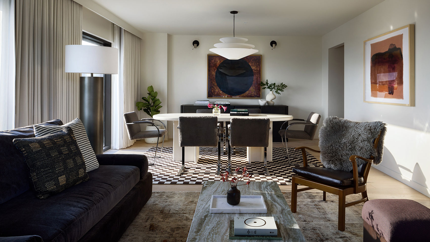 Aster Presidential Suite Living and Dining Area