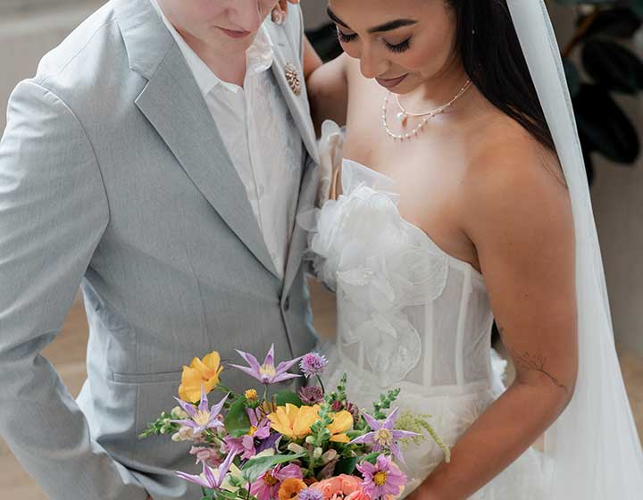 Married couple at Kimpton Claret Denver
