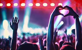 audience at a concert